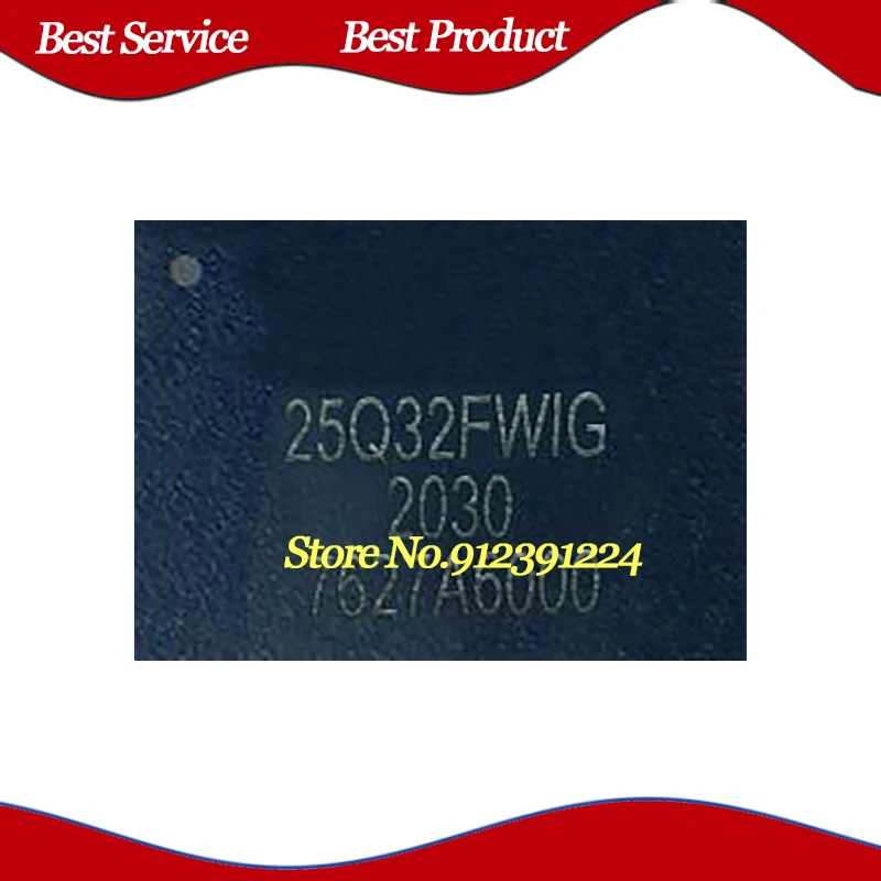 

10 шт./партия W25Q32FWZPIG 25Q32FWIG 32 Мбит WSON8 новая и оригинальная фотография