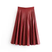 Bonjean, женские шикарные джинсы, одноцветная юбка миди, галстук-бабочка, пояс, боковая молния, бутон, Женские базовые повседневные модные юбки, Mujer