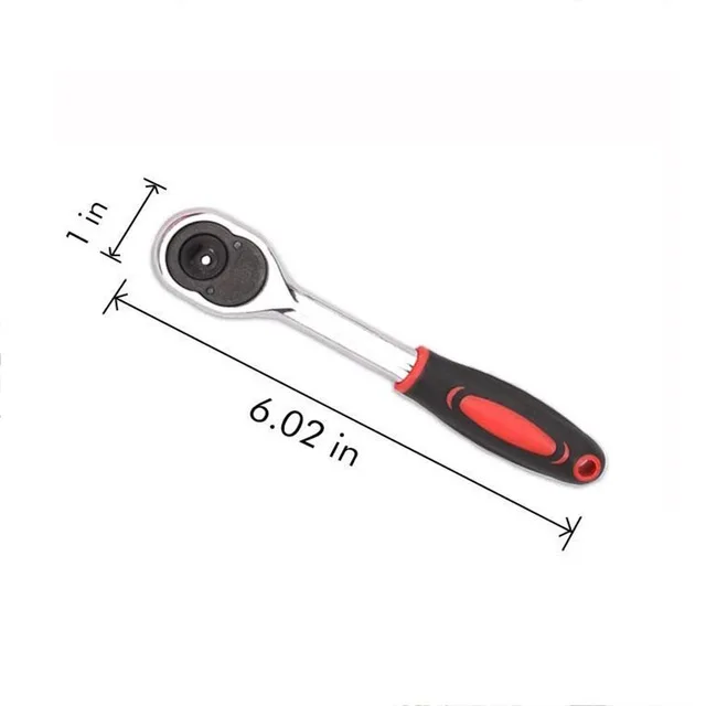 wrench Автомобильный инструмент, 12 шт., 1/4 дюймовый храповик, Набор торцевых головок, Набор торцевых головок, высвобождаемая храповая рукоятка и удлинитель, инструмент для ремонта автомобиля - Цвет: wrench