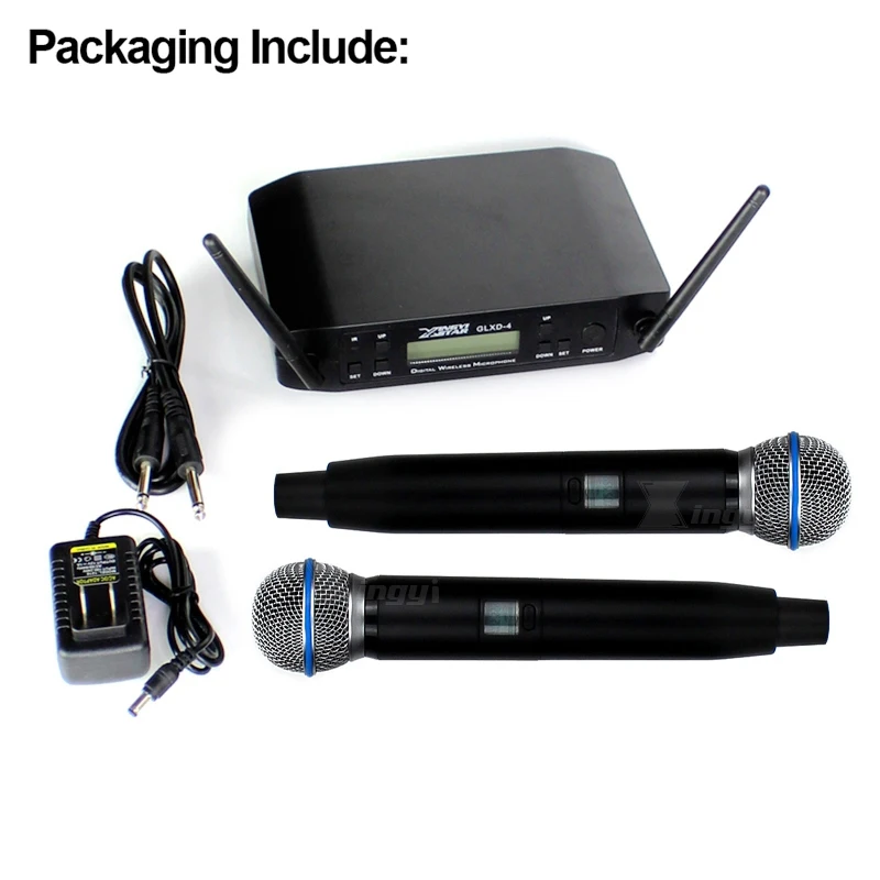 GLXD4 UHF Wireless Microphone Professional BETA58A