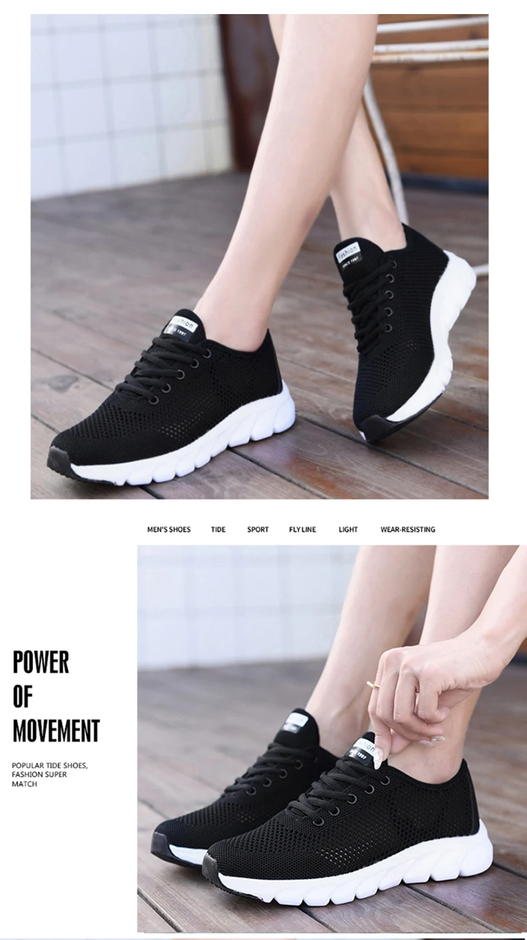 2021 Fashion Sneakers Women Shoes Breathable Light Slippers Platform Shoes Women Flats Female Sneakers Basket Women Sandalias