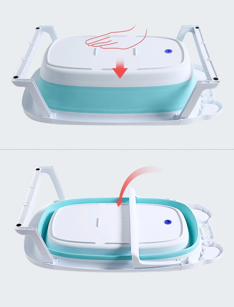 Новорожденный ребенок складной кран для ванной складной детский плавательный ванночки портативный складной экологически чистый нескользящий безопасный ребенок ванна детский Душ Ванна
