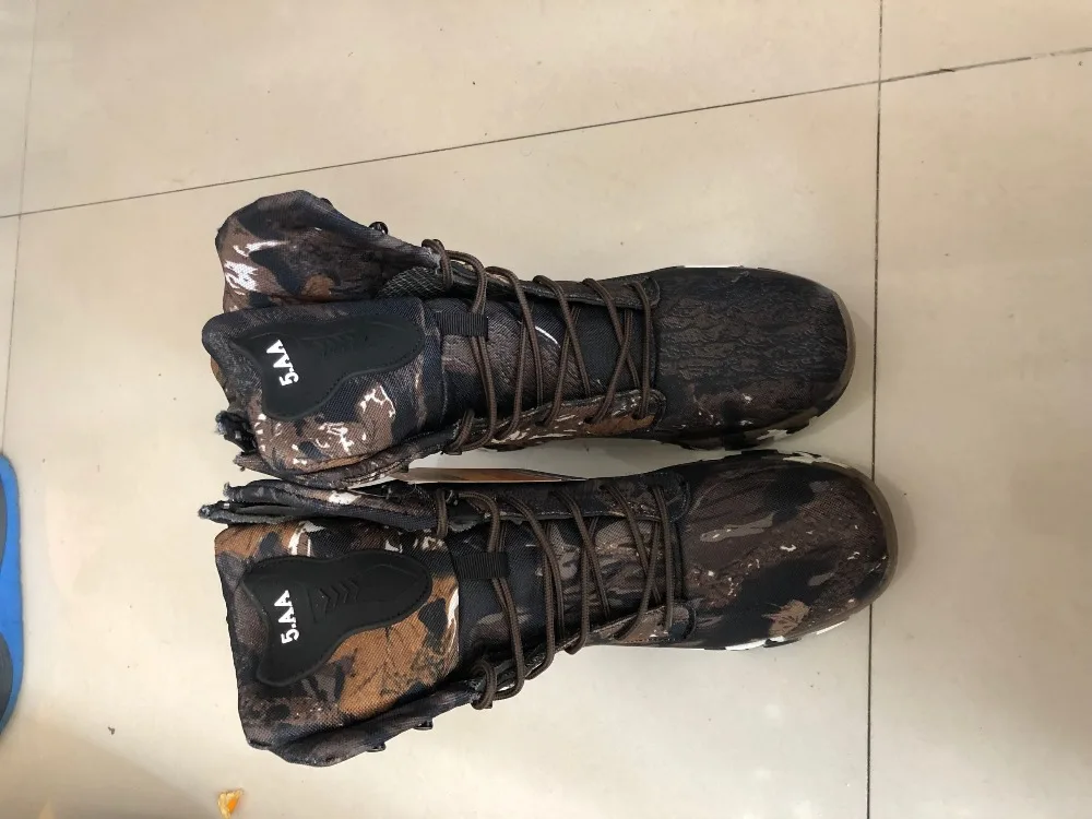 Новые трендовые тактические Спортивные мужские ботинки водонепроницаемые походные ботинки мужские уличные охотничьи ботинки Горные ботинки мужские армейские ботинки
