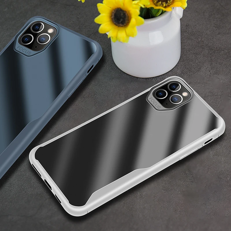 ETIMGA чехол для iPhone 11 Pro Max чехол Прозрачный HD задняя крышка для iPhone 6 6s 7 8 Plus X XR XS Max 5S чехол силиконовый мягкий чехол