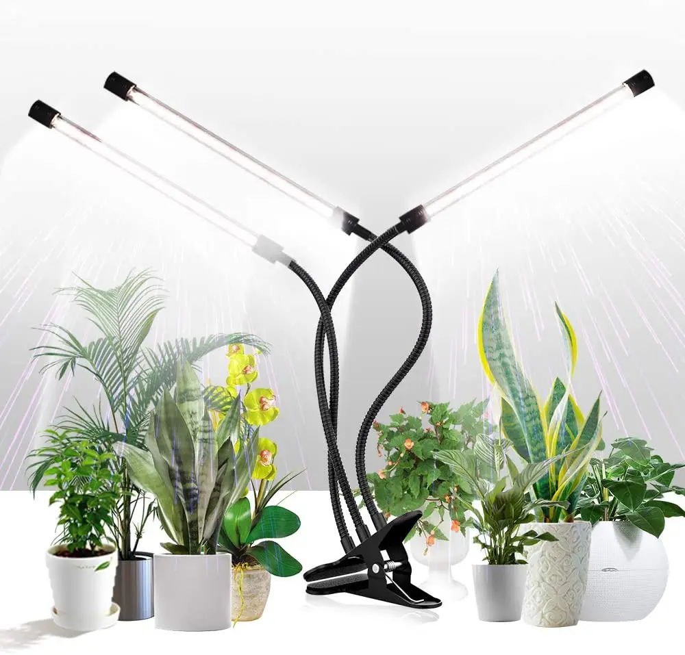 da planta, flexível Gooseneck, temporizador, 4, 8, 12H,5 níveis reguláveis