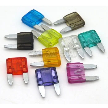 

10PCS blade auto fuse ATC fuse,automotive mini blade fuse 1A 2A 3A 5A 7.5A 10A 15A 20A 25A 30A 35A 40A 45A 50A