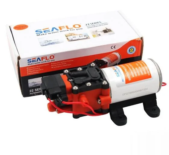 

SEAFLO 22 Series 1.3GPM 60PSI Automatic Marine Water Diaphragm Pump 12V/24V Self Priming Boat Marine RV Caravan High Pressure