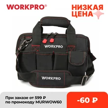 WORKPRO 12 pouces sac à outils 600D Polyester électricien sac à bandoulière Kits d'outils sac Multi sac hommes sac à bandoulière pour outils