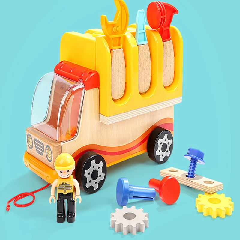 

TOPBRIGHT Disassembly Nut Engineering Vehicle Educational Toy 2-3 Years Old Male Treasure Disassembly Hands-on 4-5 a Year of Age