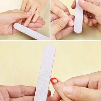 

10pcs/lot Professional Nail File For UV Gel Sanding Pedicure Polish Tools Nail Manicure Nail Tools Care W2C2