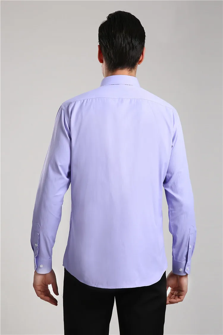 Мужские рубашки masculino Hombre модная однотонная летняя рабочая одежда тонкая мужская одежда умная Повседневная без глажки осень MOOWNUC 4XL 3XL