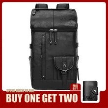 VICUNA POLO, Большой Вместительный мужской рюкзак для путешествий, сумка, черный кожаный мужской рюкзак для путешествий, рюкзак для ноутбука, mochila masculina