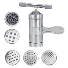 Nudelmaschine elektrisch из нержавеющей стали ручной лапша производитель макаронных изделий лапши прессовочная машина для приготовления кухонных продуктов