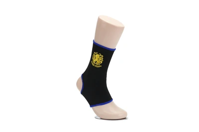 DF muay Thai лодыжки поддержка бесплатно боевой Санда Бокс spats MMA spats боксерское Снаряжение Набор борется обратно для защиты лодыжки - Цвет: Синий