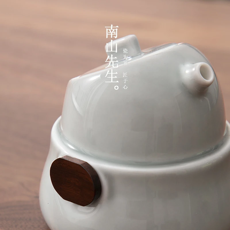 Nanshan Sir Penguin быстрая Гостевая чашка, стеклянная чайная чашка, переносной чайный сервиз для одного человека, Простота изготовления чайника