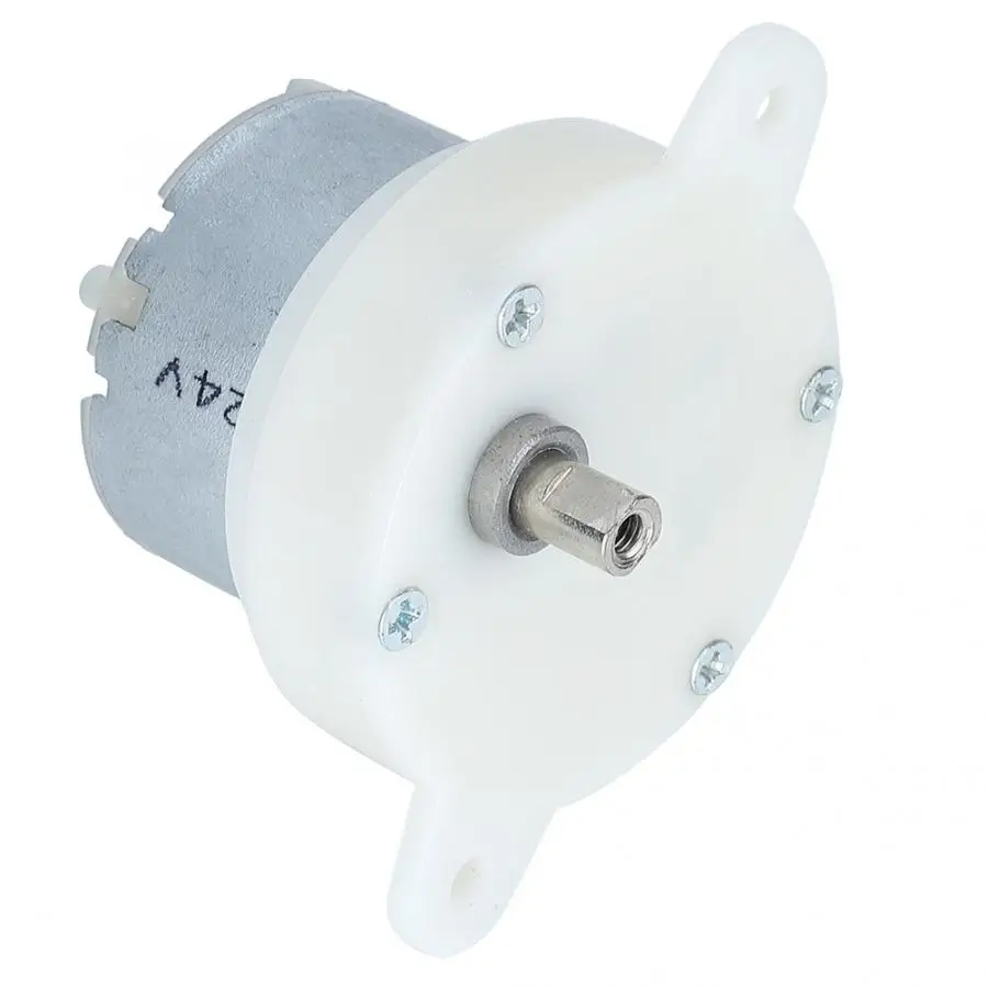 DC12V медленная небольшой редукторный двигатель коробка передач с терминалом немой Поворотная шестерня