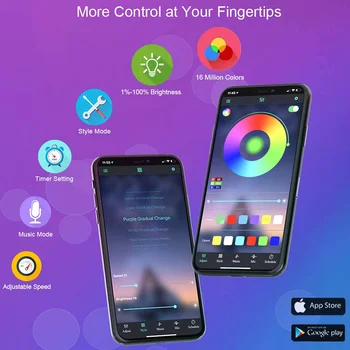 شريط إضاءة لاصق ديكور 4