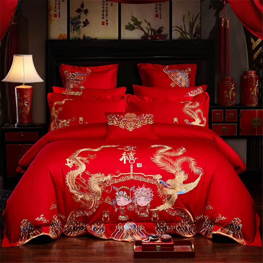 Dragon And Phoenix Comforter Bedding Sets Festive Traditional