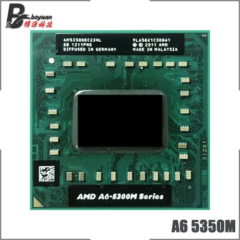 

AMD A6-Series A6-5350M A6 5350M 2.9 GHz Dual-Core Dual-Thread CPU Processor AM5350DEC23HL Socket FS1