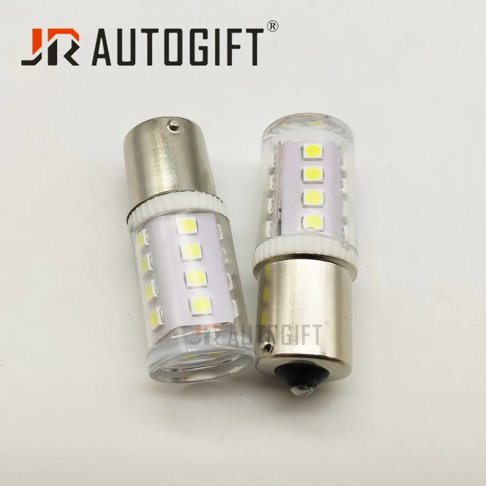 50x Автомобильная сигнальная лампа 24 светодиода 3030 SMD 1156 Ba15s led P21W 1157 BAY15D S25 лампы 12-24V сигнальный светильник поворота заднего хода
