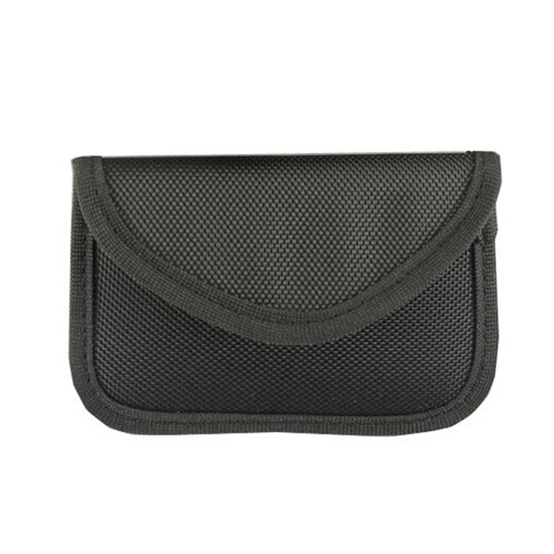 

Car Key Bag Signal Blocker Case Anti-scanning Black 12.5*8cm Mini Universal Accessories High Quality