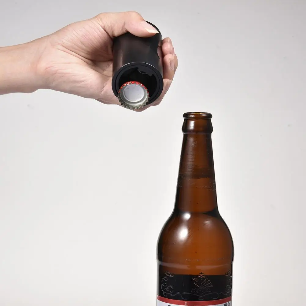 Hot Automatic Pop-up Bottle Opener Push Down Beer Soda Cap Opener Household Party Portable Beer Corkscrew Kitchen Accessories