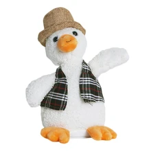 Canard peut chanter, jouet en peluche, répétition parlant, jolis jouets en peluche, enregistrement sonore, répétition chantante, poupée Compatible Bluetooth pour enfants