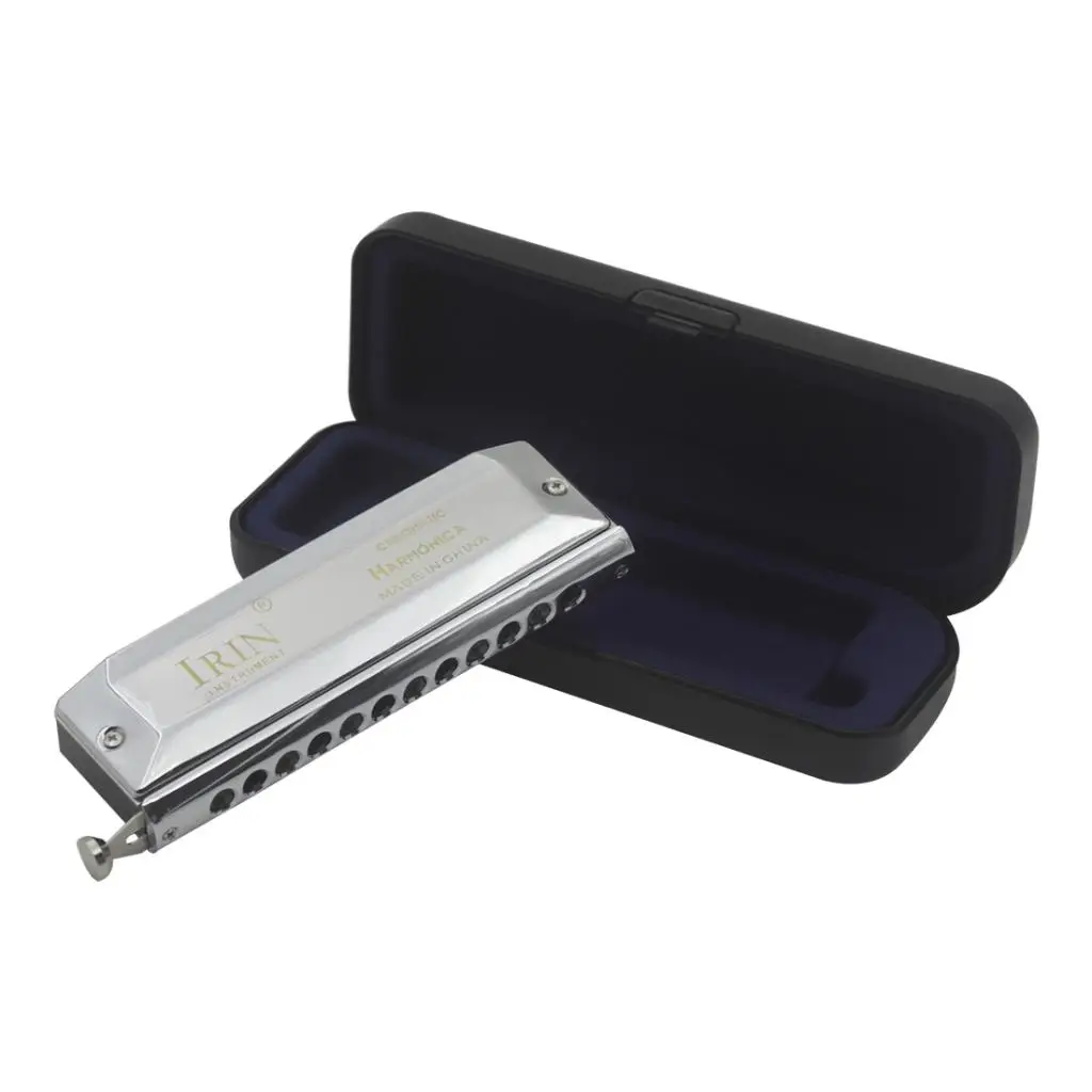 

Professional 12 Hole 48 Tone Chromatic Harmonica Mouth Organ Instrument
