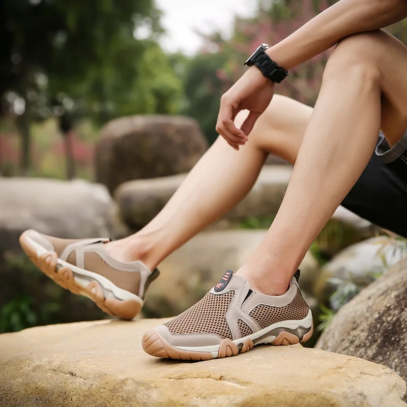Уличная обувь для альпинизма; спортивная обувь для бега; сетчатая обувь; Мужская обувь; 2019n1812; болотная обувь; летняя дышащая обувь
