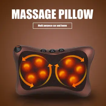 

Head Neck Massager Pillow Car Home Cervical Relaxation Massage Pillow Electric Multifunctional Neck Waist Heating Massager