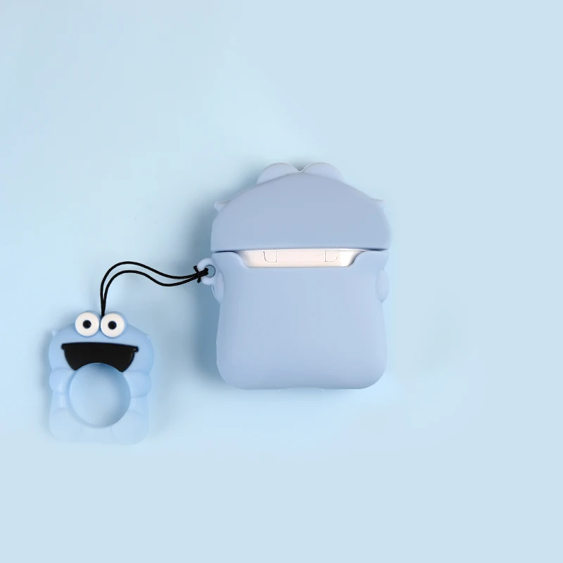 Для AirPods чехол Монстр Коржик кольцо мягкий чехол