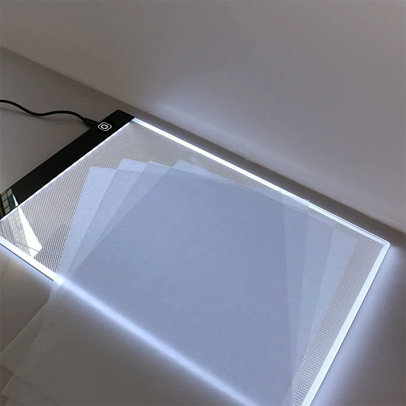 Almofada de Luz para Pintura Caixa de Luz Stepless Escurecimento Led Diamante Artcraft Rastreamento Digital Comprimidos Desenho Tablet a5 - a4 a3 a2 11 Computador e Escritório