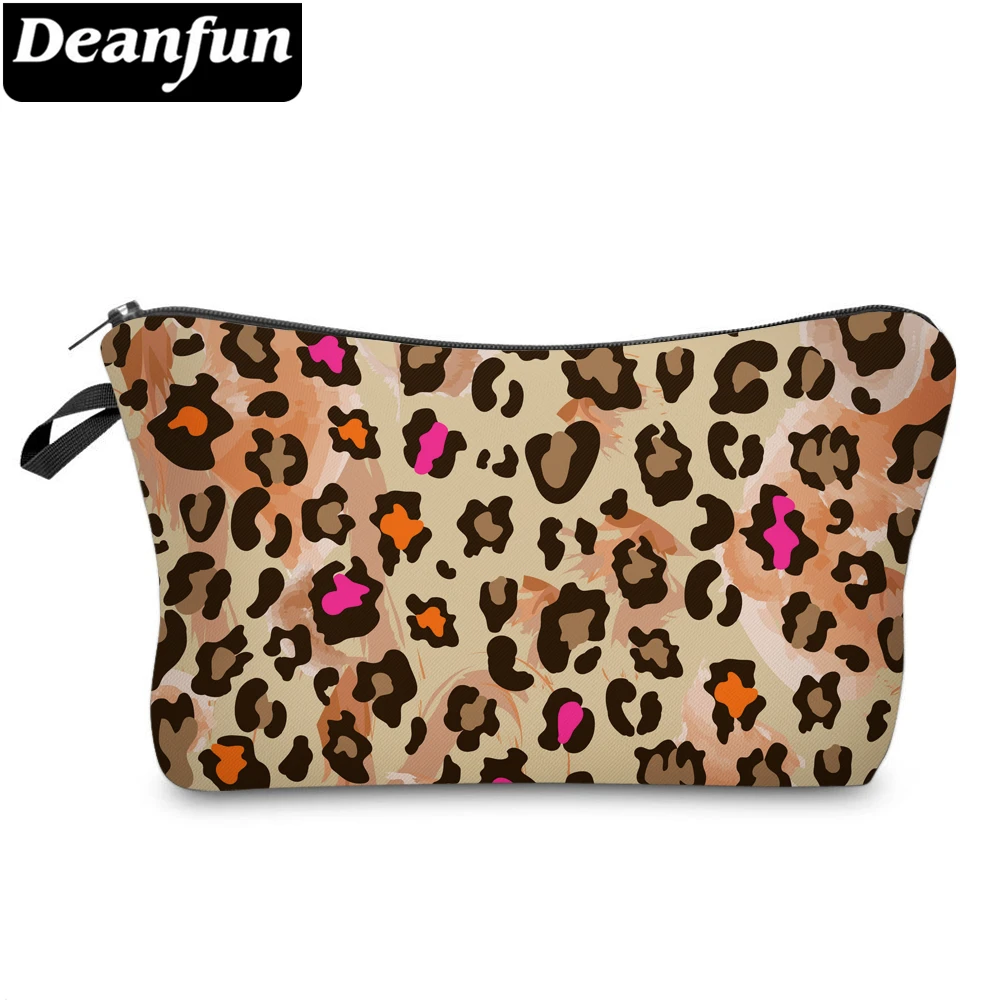 Leopard print small travel bag