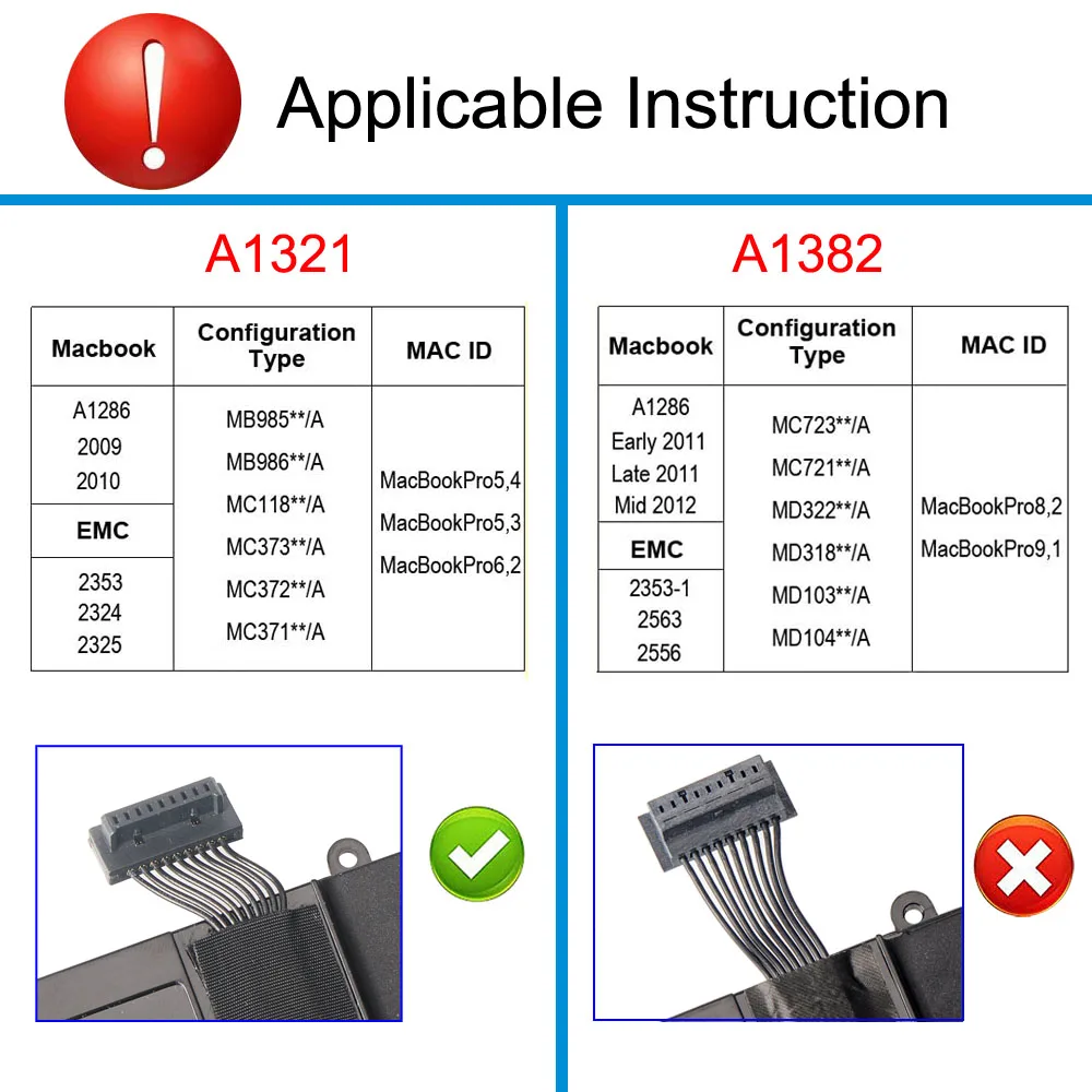 A1321, 15 polegadas, A1286, 2009, 2010, 020-6380-A,