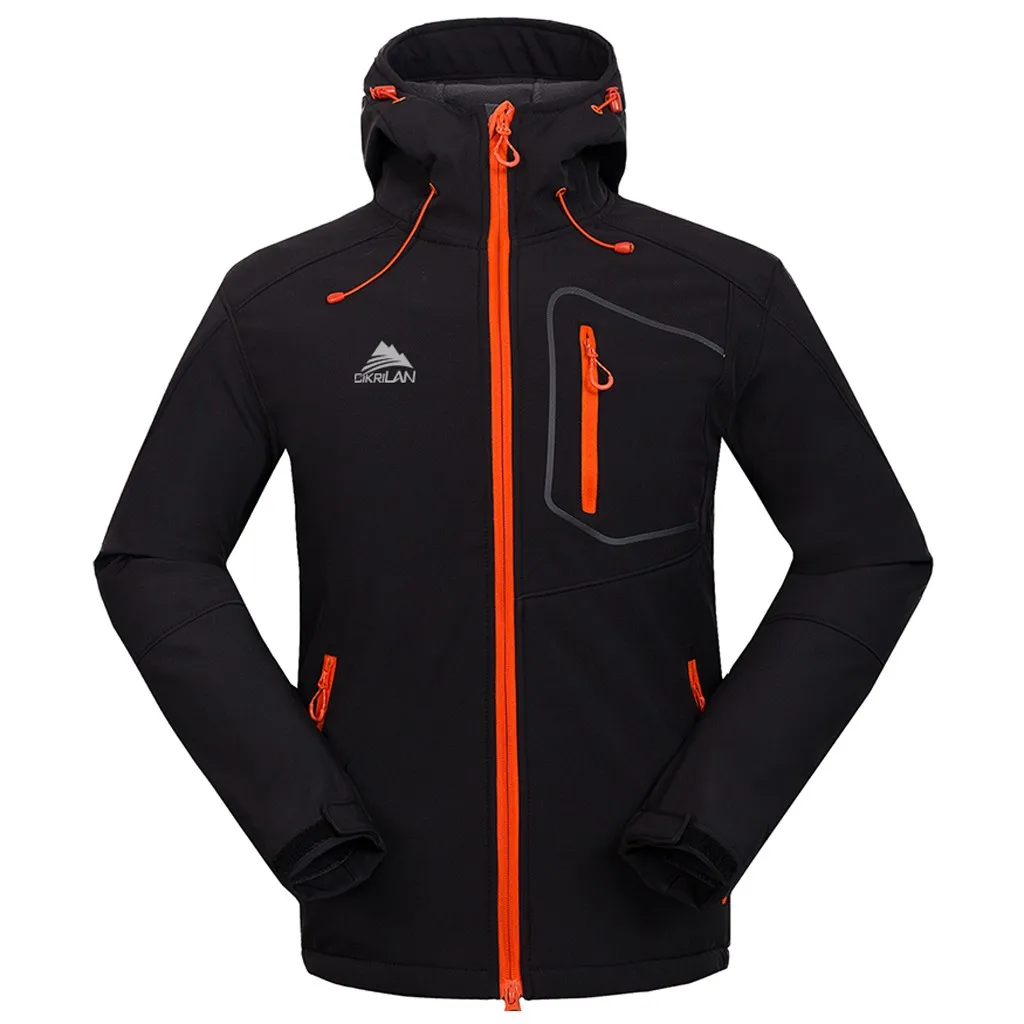 Осенняя быстросохнущая ветровка водонепроницаемая куртка дышащая походная Спортивная уличная куртка флисовая куртка мужская Corta Vento - Цвет: F 1