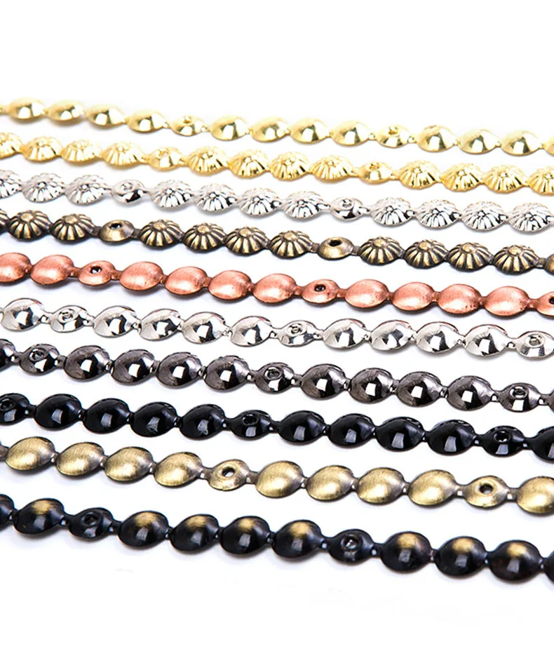 XIPEIYI 5미터 장 못 스트립 11mm 9.5mm 니켈 브론즈 장식 못 트림 테이프 장 못 소파 홈 인테리어