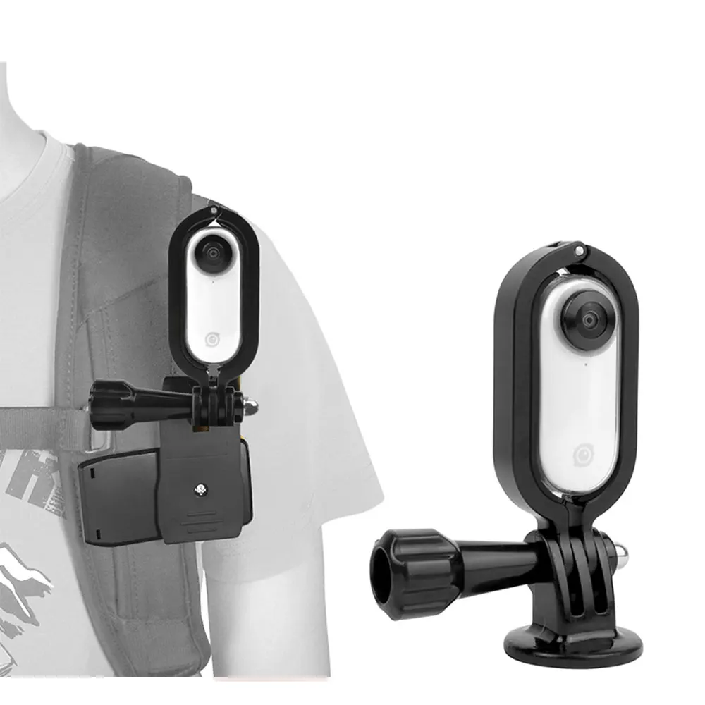 Металлический защитный адаптер для Insta360 Go с винтовым каркасом 1/4 ''резьба адаптер алюминиевый сплав крепление аксессуары для экшн-камеры