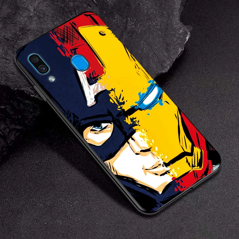 TPUBLK666 Для samsung A20e чехол из ТПУ с фильма «Дэдпул»; рубашки для телефона чехол s для samsung A20 в 20e A10 A30 A40 A50 A60 A70 A30S A50S A70S A750 крышка - Цвет: TPUBLK666