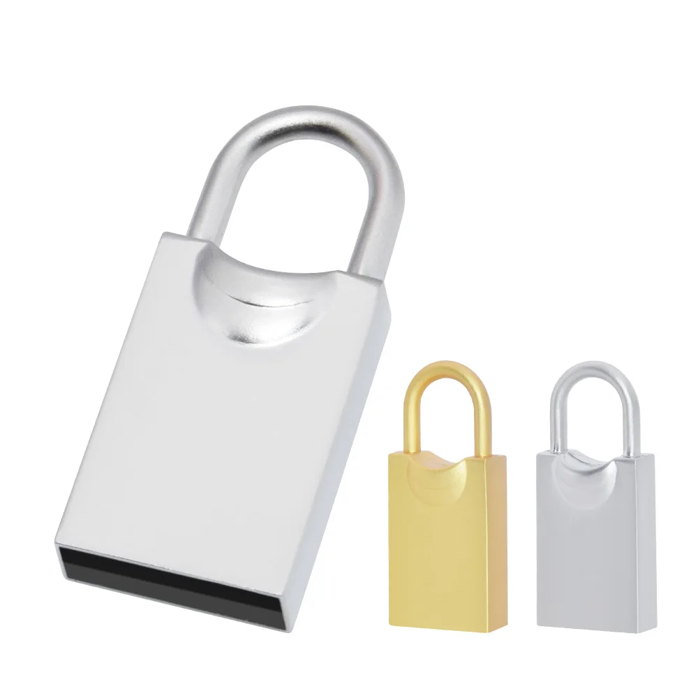 Новый милый замок USB Флешка 32 Гб мини флэш накопитель 4 ГБ 8 16 64 карта памяти Флеш