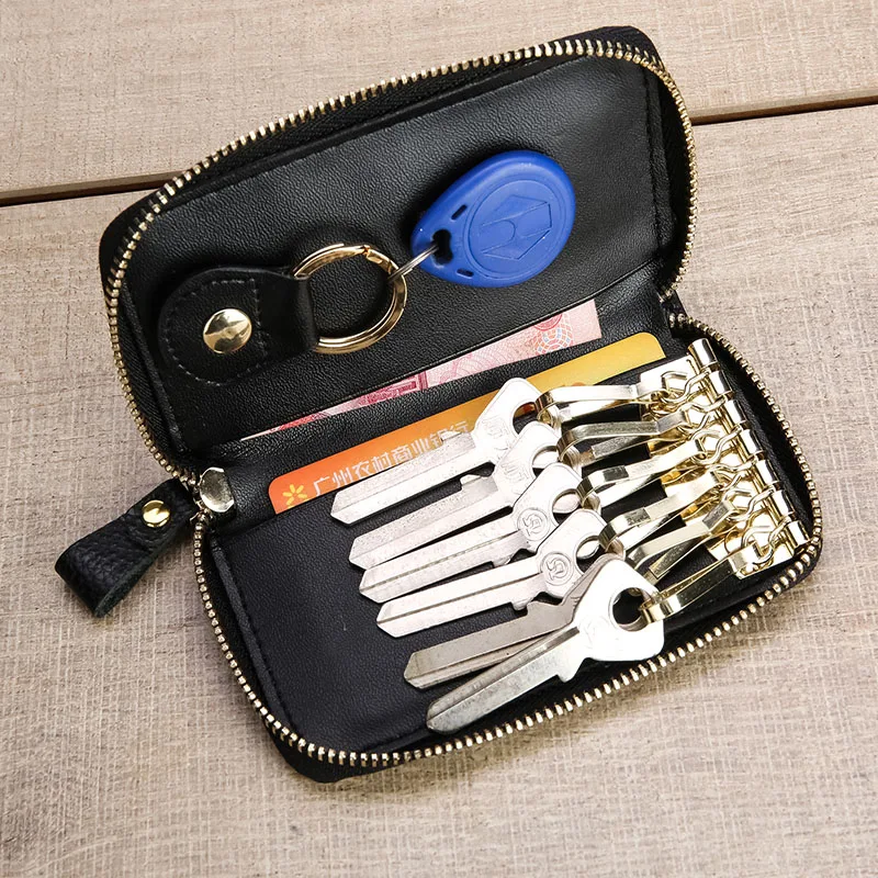 Смарт GPS запись из натуральной кожи держатель для ключей кошелек чехол сумка