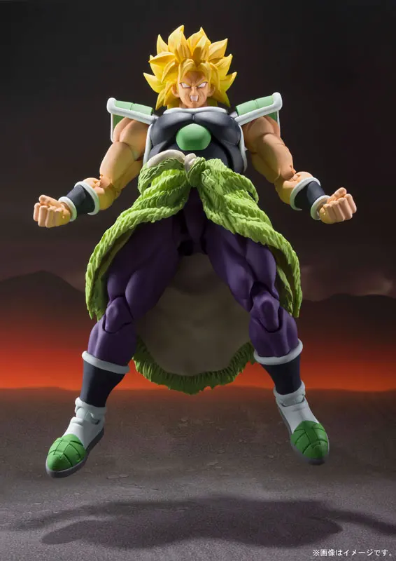 PrettyAngel-подлинные духи BANDAI S. H. Figuarts СВЧ Dragon Ball Super Broly супер фигурка