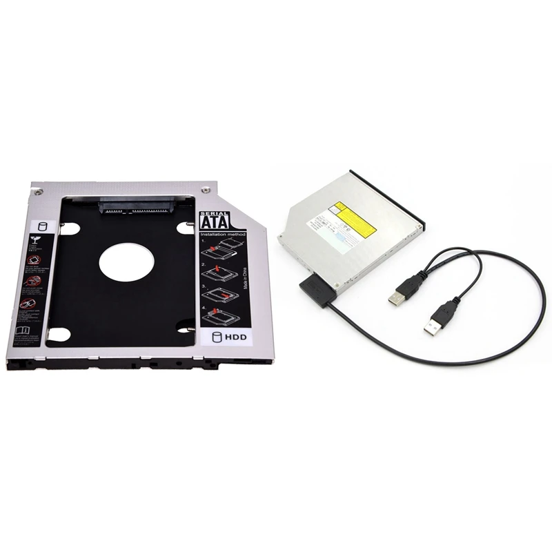 Адаптер для жесткого диска SATA 2-й 1 комплект адаптер и шт. тонкий кабель с USB 2 0 на 7 +
