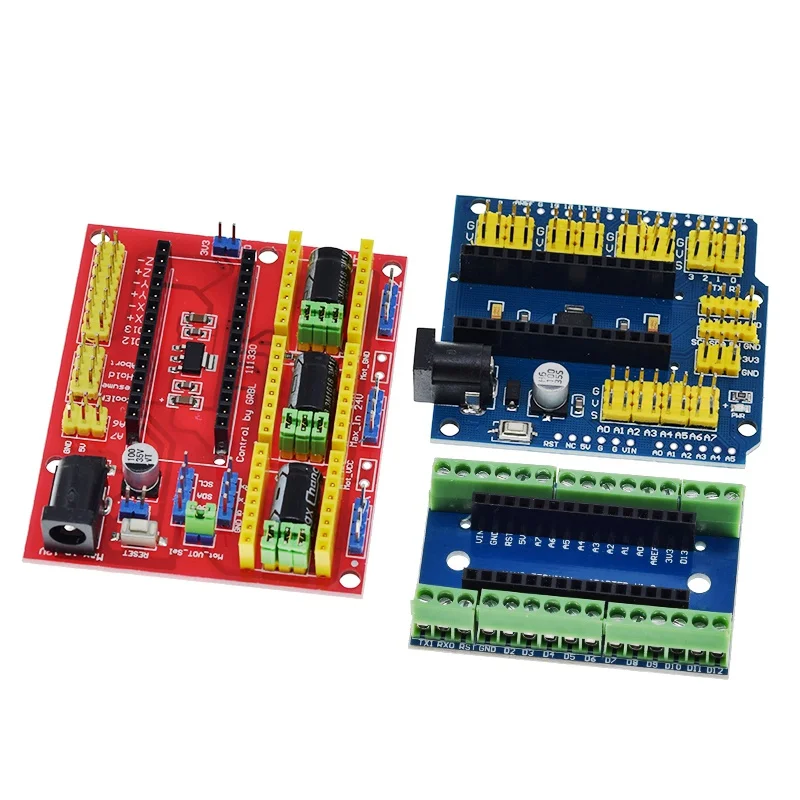 TZT NANO V3.0 3.0 Controller Terminal Adapter Erweiterungsplatine NANO IO Shield Einfache Erweiterungsplatte für Arduino AVR ATMEGA328P – Detail 7