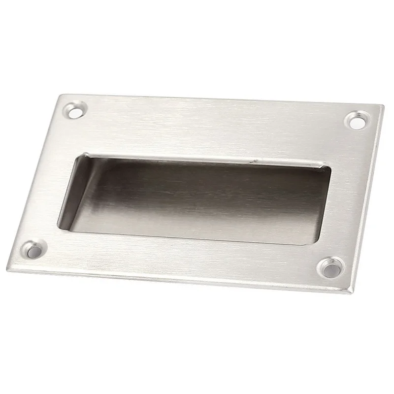 

Stainless Steel Recessed Flush Pull Finger Insert Sliding Door Handle