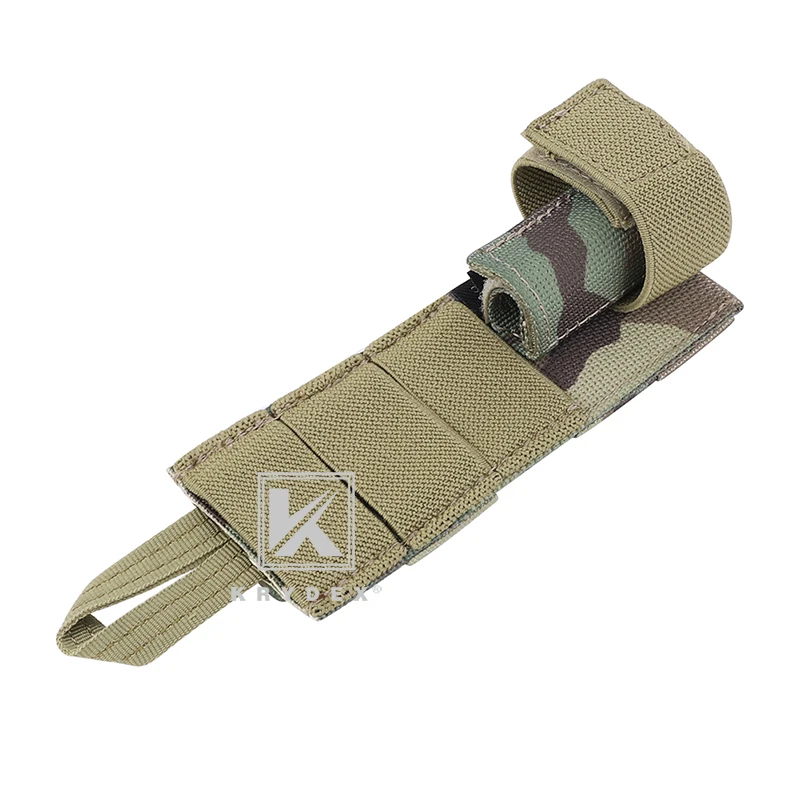 KRYDEX Radio Antenna Retention Pouch Tactical Modular Pouch MOLLE Coyote Brown