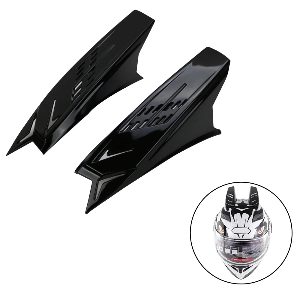 Motorcycle Helmet Horns Punk Style Scooter Motorbike Helmet Horn Moto