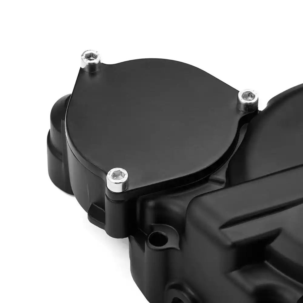 B01N769NHG XKMT-Compatible With Suzuki GSXR 600/700 2006-2016 Engine Stator cover BLACK Left w/Gasket 