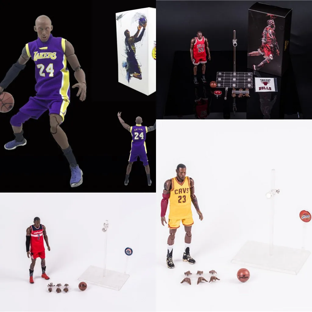 NBA Mobile 1/9 баскетбольная звезда 23 Bryant Nike Air Jordan James John Wall Garage Kit кукла