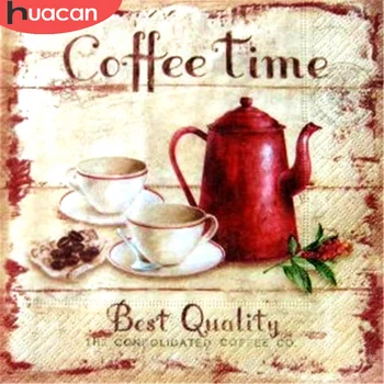 

HUACAN 5d Full Diamond Painting New Arrivals Coffee Diamond Embroidery Cross-stitch Cup Handicraft Home Decor