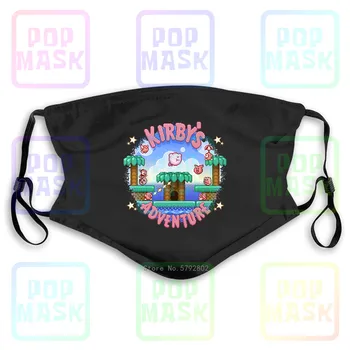 

Dust Mask with Filter Kirby Adventure Nerdy Geeky Pop Culture Graphic Washable Reusable Mask